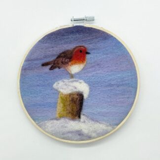 Needle Felted Robin Picture