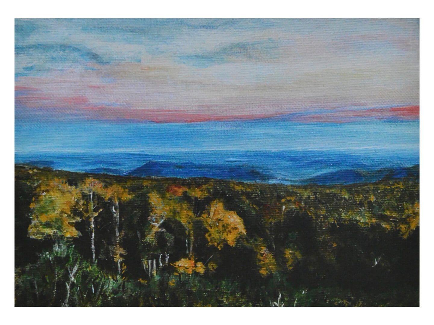 Blue Ridge Mountains Skyline Drive Virginia A4 Print - Energy Art Landscapes - Image 3