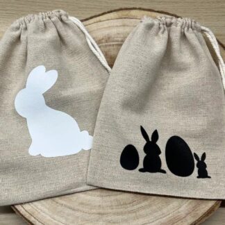 Easter gift bag, Easter egg hunt bag, Easter party bag,
