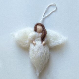 Needle felted Christmas Angel