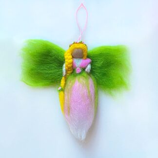 Needle felted Sping fairy