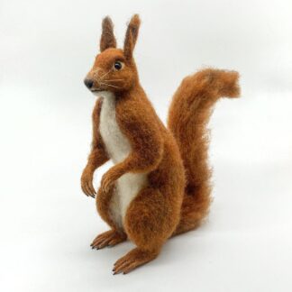 Needle felted squirrel