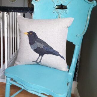 Blackbird Applique Cushion