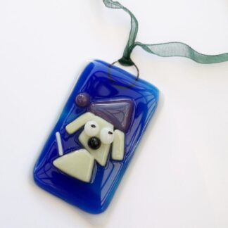 Fused glass Christmas decoration