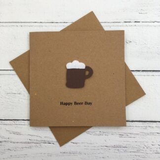 Funny Birthday Card - happy beer day!