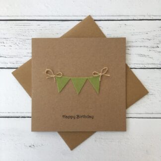 Birthday Card - birthday bunting