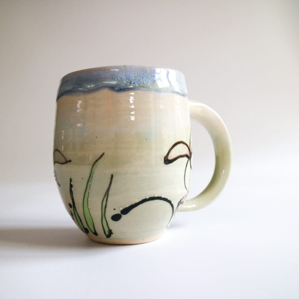 Blue Sky Ceramic Mug - Image 3