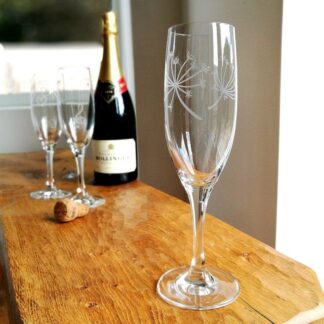 Champagne Prosecco fizz Glass - Seedhead