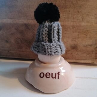 Boiled Egg Cosy Bobble Hats - set of 2