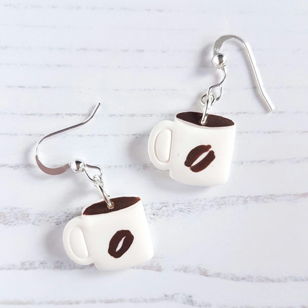 Winter themed earrings CHOOSE YOUR STYLE hats, mugs, gingerbread - Image 8