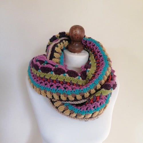 Crocheted Scarf Wrap - Image 4