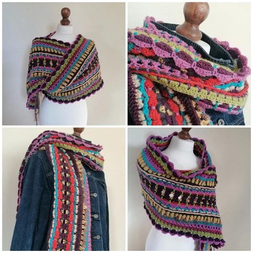 Crocheted Scarf Wrap - Image 7