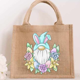 Easter Gonks Jute Bag