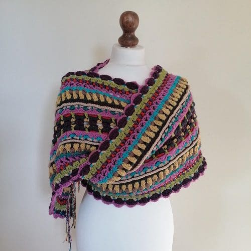 Crocheted Scarf Wrap - Image 5