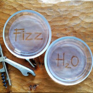 Wine Bottle Coasters - Fizz & H2O