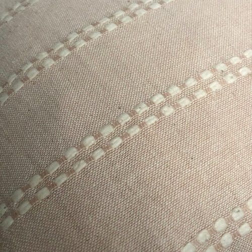 handwoven dusty pink boho pillow cover, Thai hmong batik - Image 5