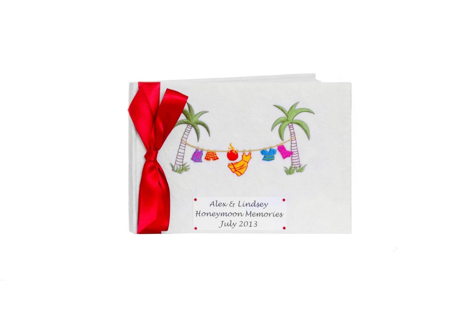 Personalised Honeymoon Guest Book