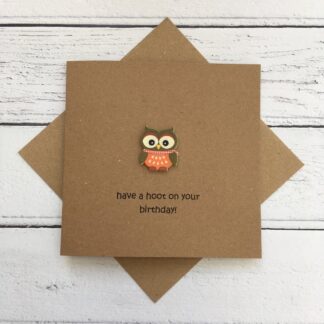 Funny Birthday Card - have a hoot on your birthday