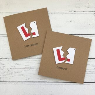 Congratulations card - you've passed your driving test!