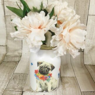 Pug Dog Lover 1 Litre Kilner Storage Jar Vase