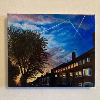 Kiss the sky Original acrylic