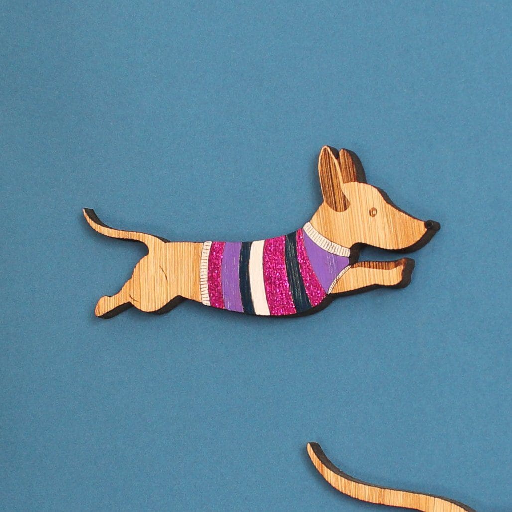 Jumping Sausage Dogs - Wall decor Hangings - Image 3
