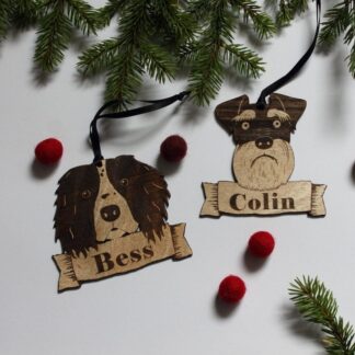Personalised Dog Decoration - Lots of Breeds to choose from!