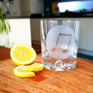 Tumbler Glass - Music - Quaver note - 305ml