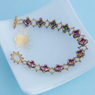 Rainbow Crystal Bracelet with Austrian Crystals