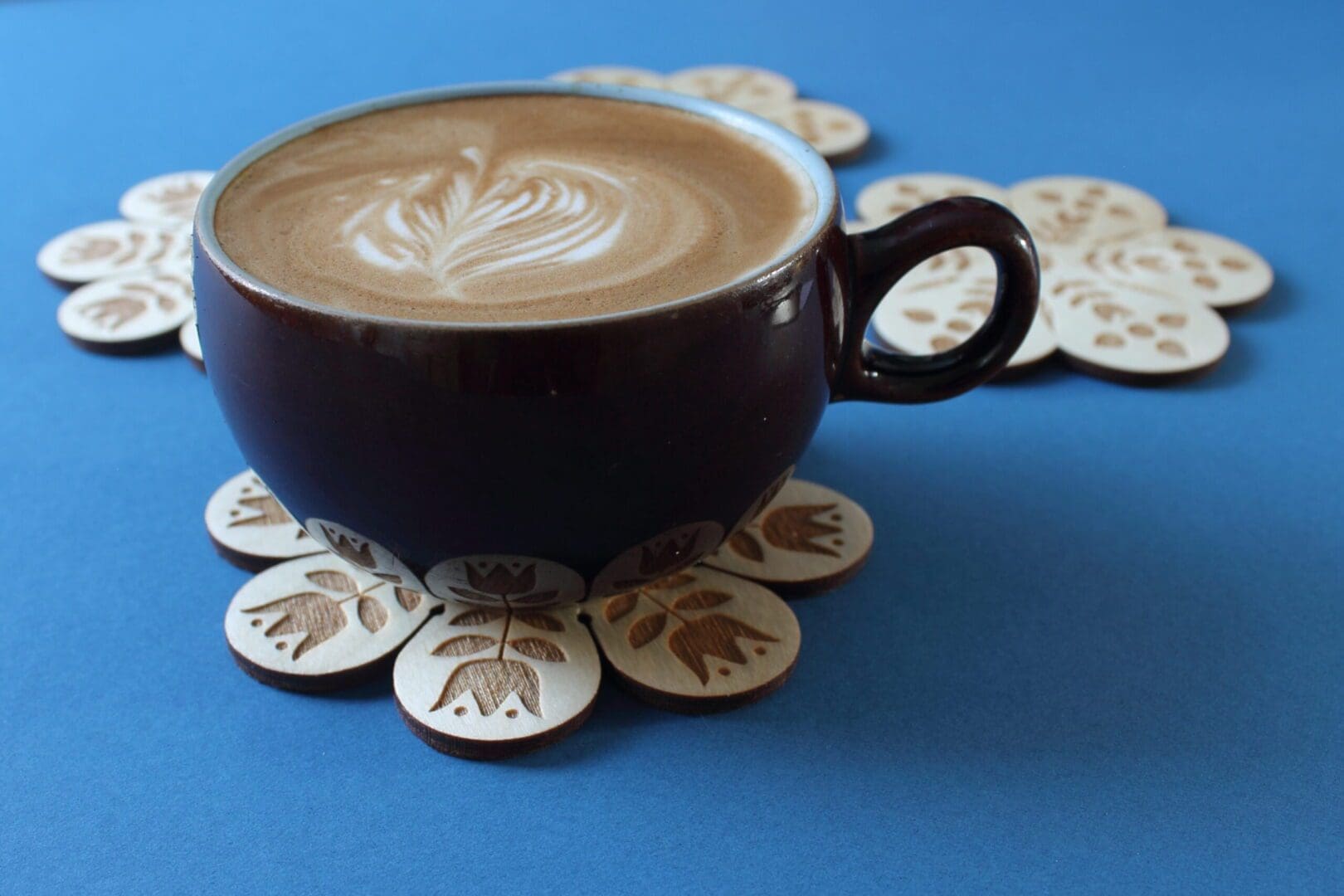 Wooden Scandi Style Coasters - Image 2