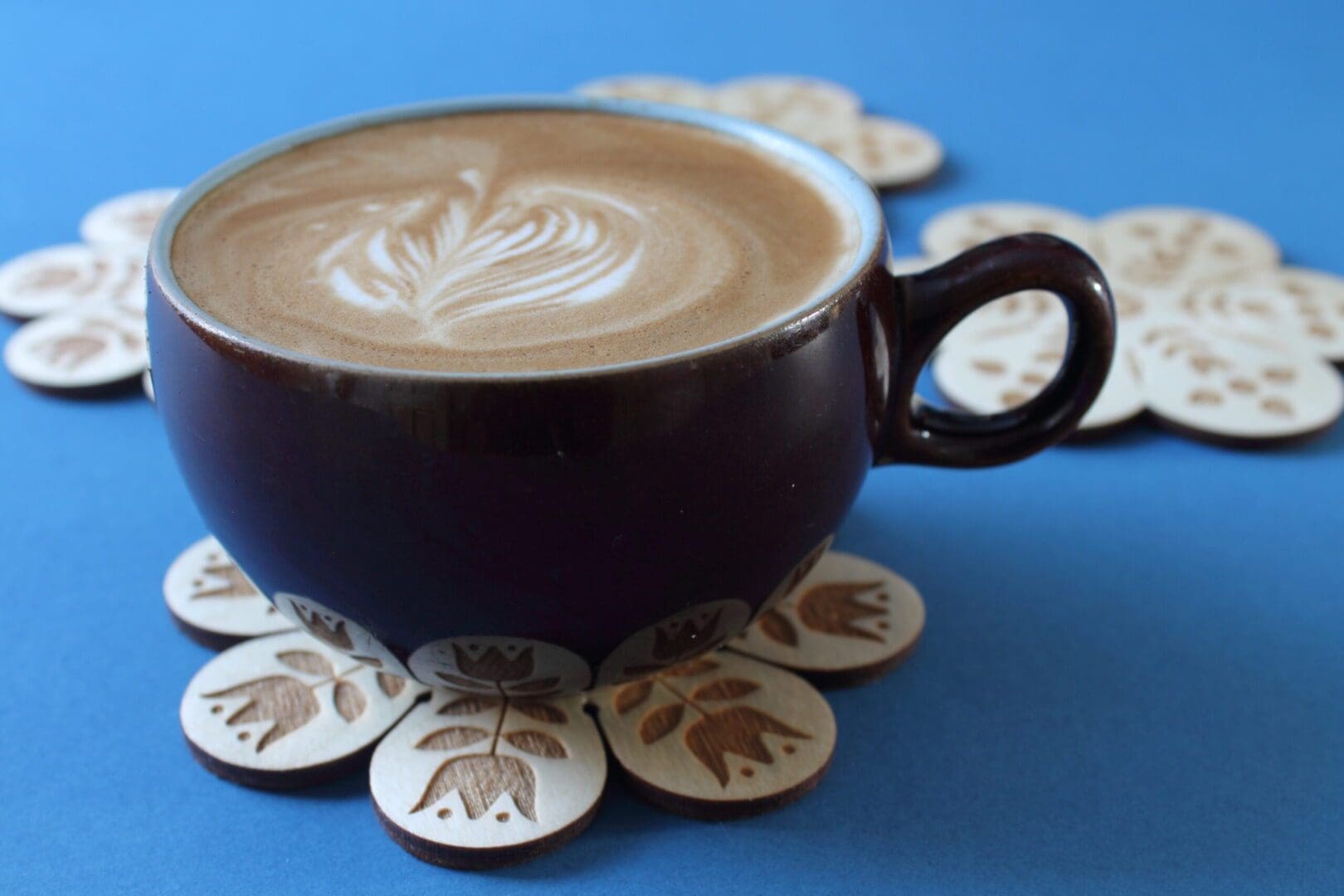 Wooden Scandi Style Coasters - Image 6