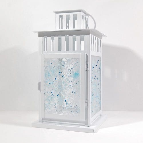 Christmas Fused Glass Panelled Candle Lanterns - Image 8