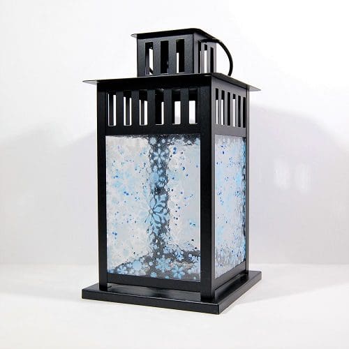 Christmas Fused Glass Panelled Candle Lanterns - Image 7