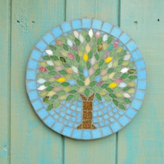 Spring Jewel Tree Mosaic Garden Hanging Plaque Decoration