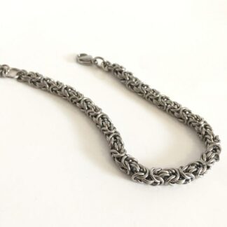 Stainless Steel Byzantine Chainmail Bracelet