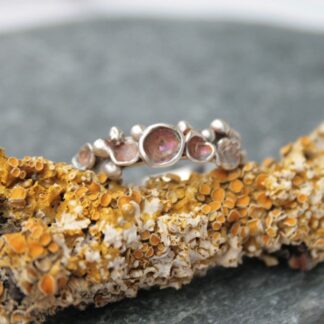 Sterling silver lichen ring