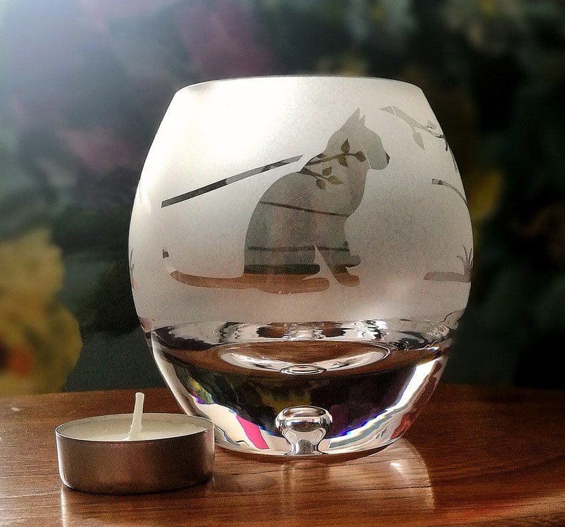 Cat Tealight Candle Holder – Handmade Cat Lover Gift - Image 2