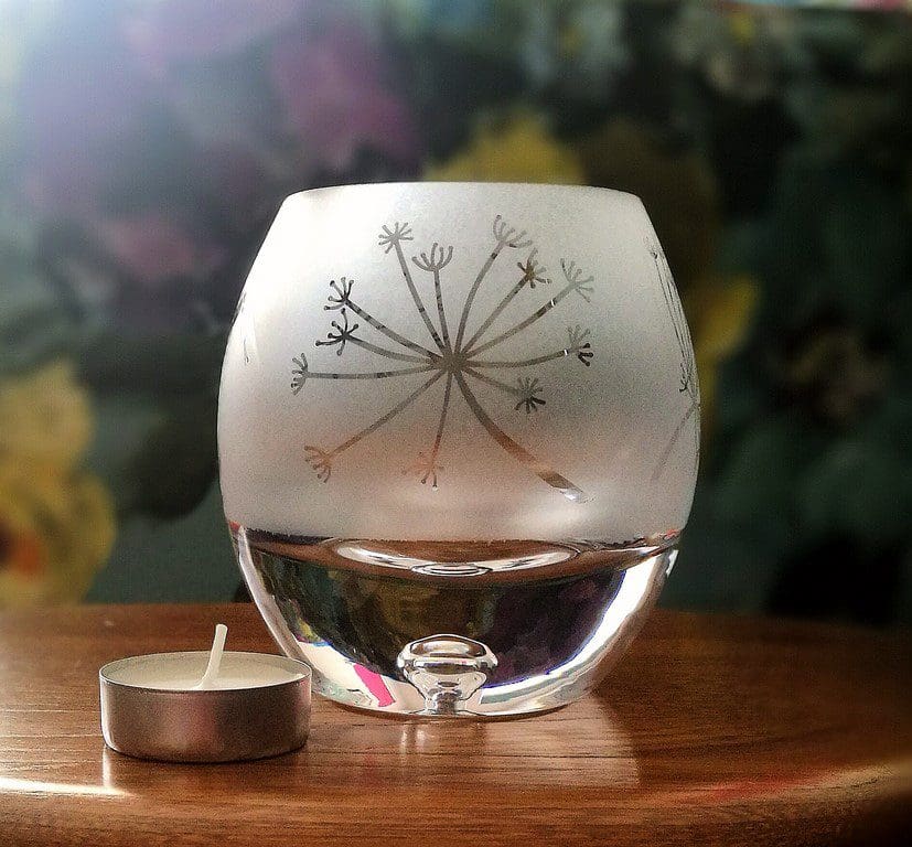 Tealight / Candleholder - Seedhead & Dragonfly - Image 4