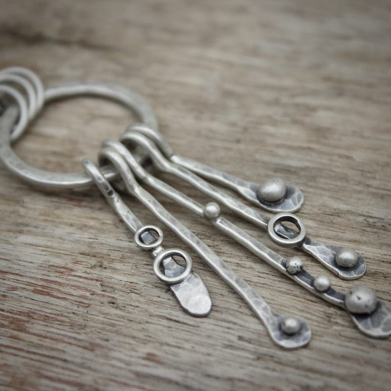 Sterling Silver 'Keys To The Sea' Circular Pendant Necklace, Hallmarked - Image 2