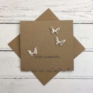 Sympathy Card - butterflies