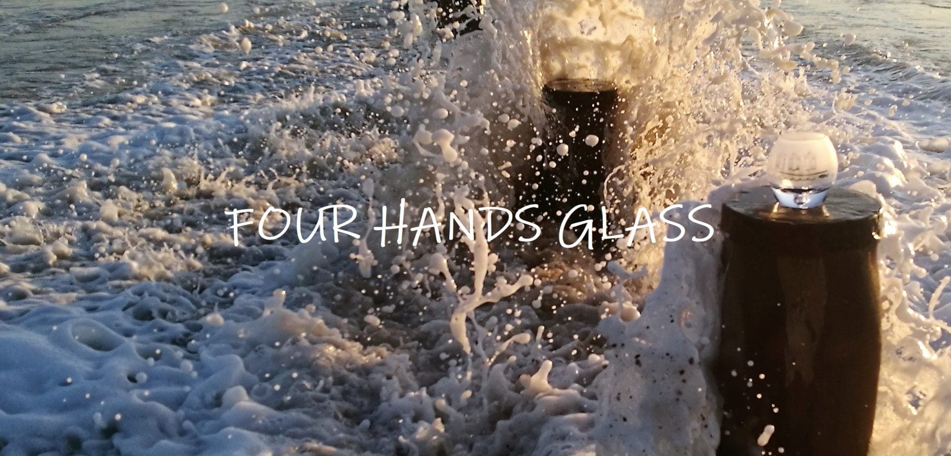 Four Hands Etched Glass