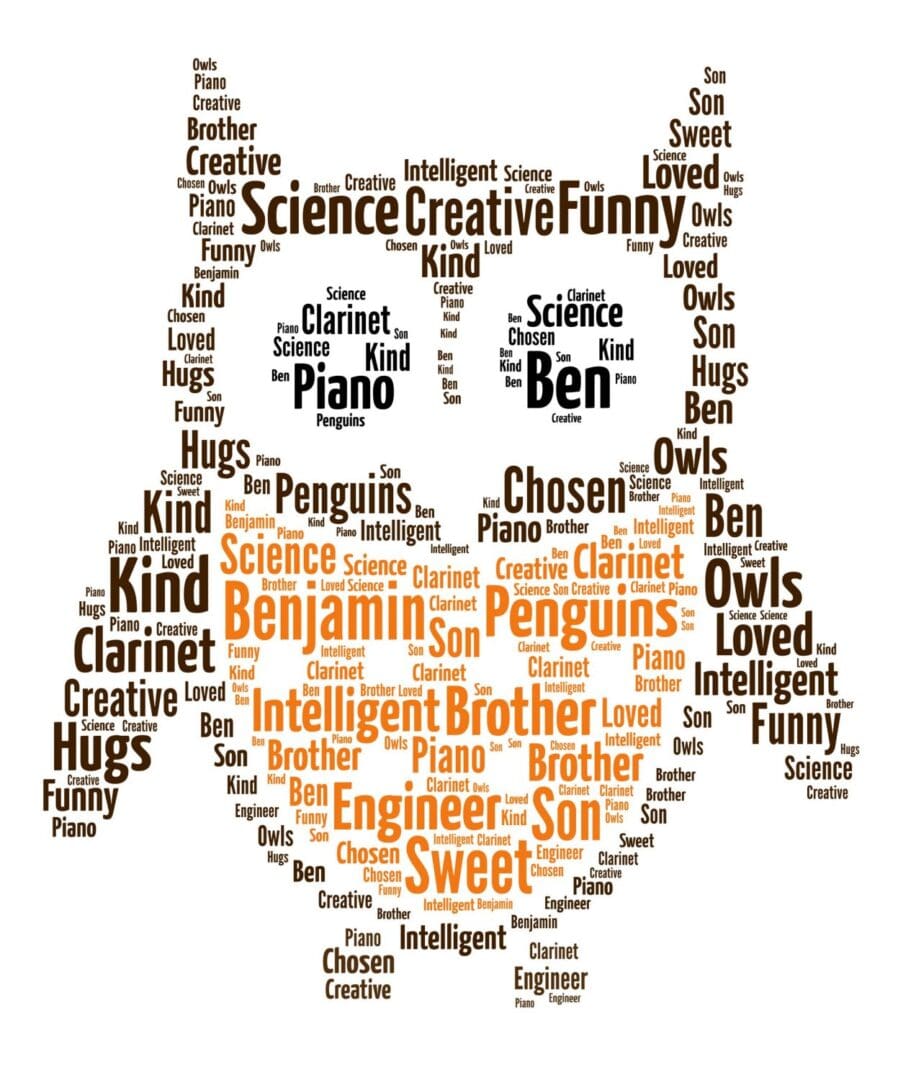 Personalised Best Teacher Owl Word Art Print - Image 3