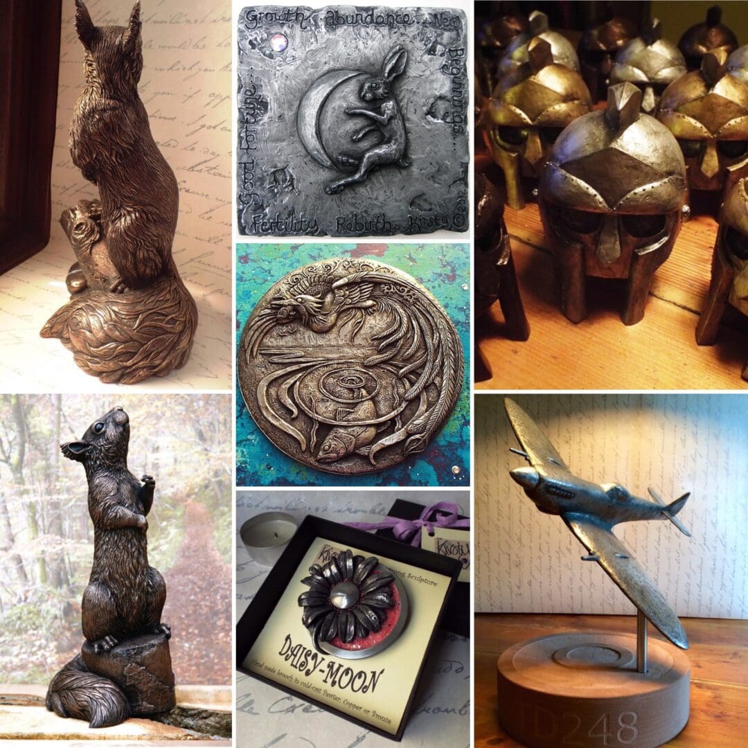 Work by sculptor Kirsty Armstrong