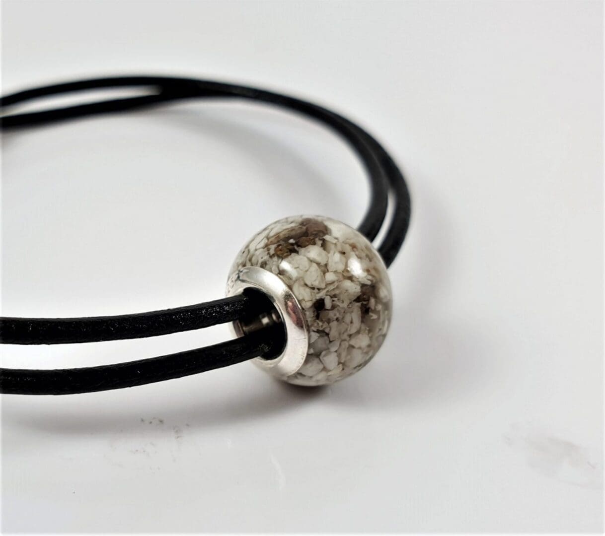 Cremation Ashes Charm- European Bead Bracelet - Bespoke Memorial Jewellery - Image 9