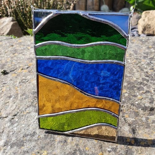 Stained Glass Lakeside Suncatcher - Image 8