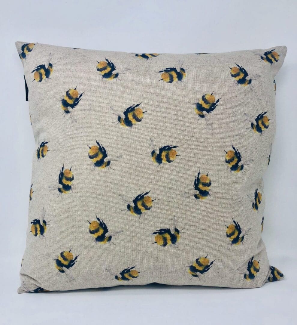 Giant Bumble Bee Cushion Cover, Yellow Bee Cushion - Image 6