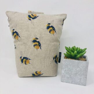 Bumble Bee Fabric Doorstop, Heavy Washable and Refillable Doorstop