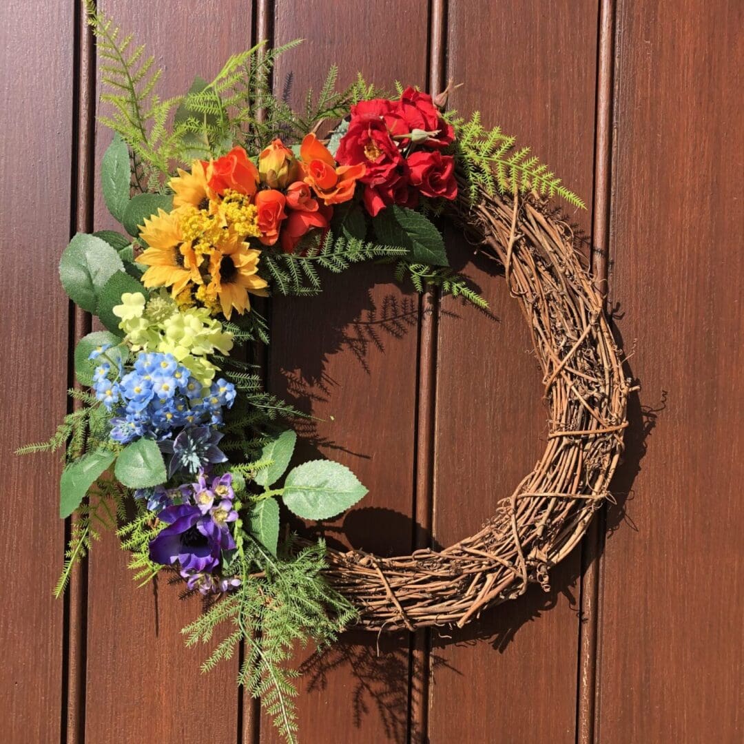Rainbow wreath - Image 6