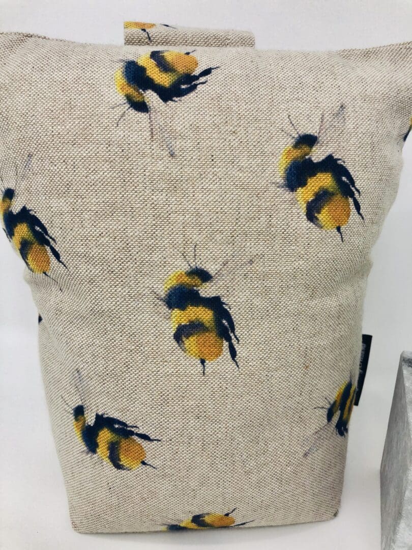 Bumble Bee Fabric Doorstop, Heavy Washable and Refillable Doorstop - Image 3