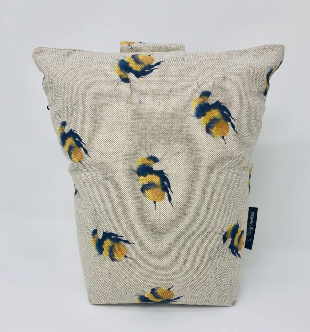 Bumble Bee Fabric Doorstop, Heavy Washable and Refillable Doorstop - Image 2